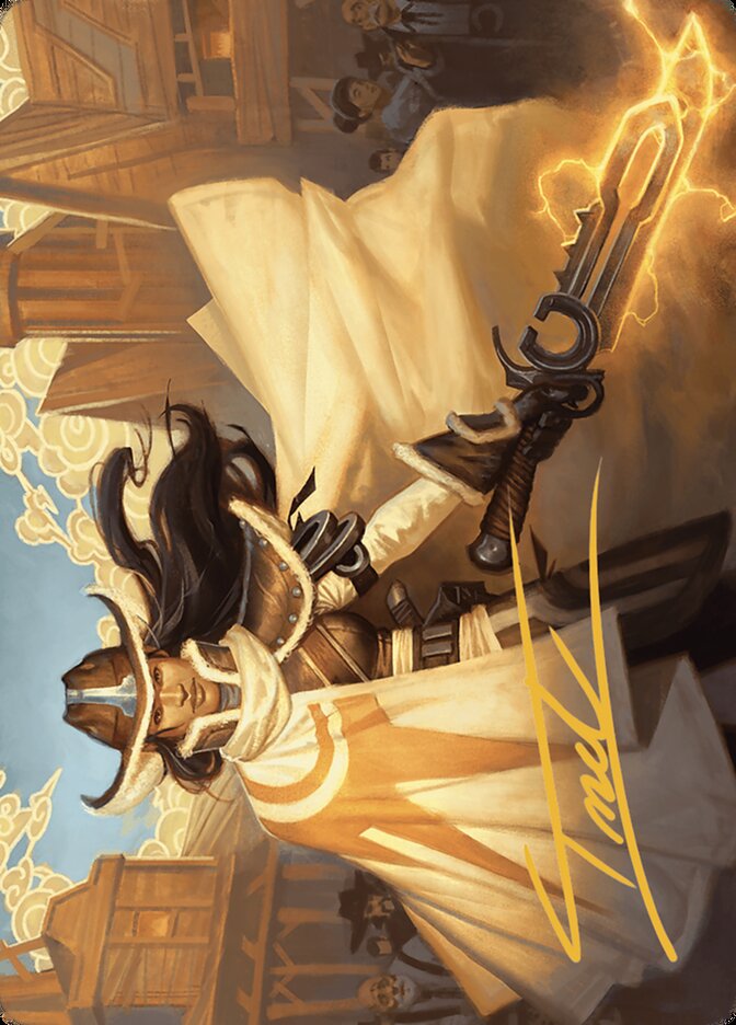 Omenport Vigilante // Omenport Vigilante, Outlaws of Thunder Junction Art Series · 0003