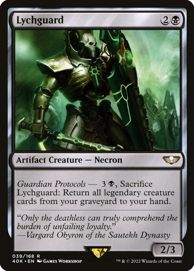 Lychguard, Warhammer 40,000 Commander · 039/617