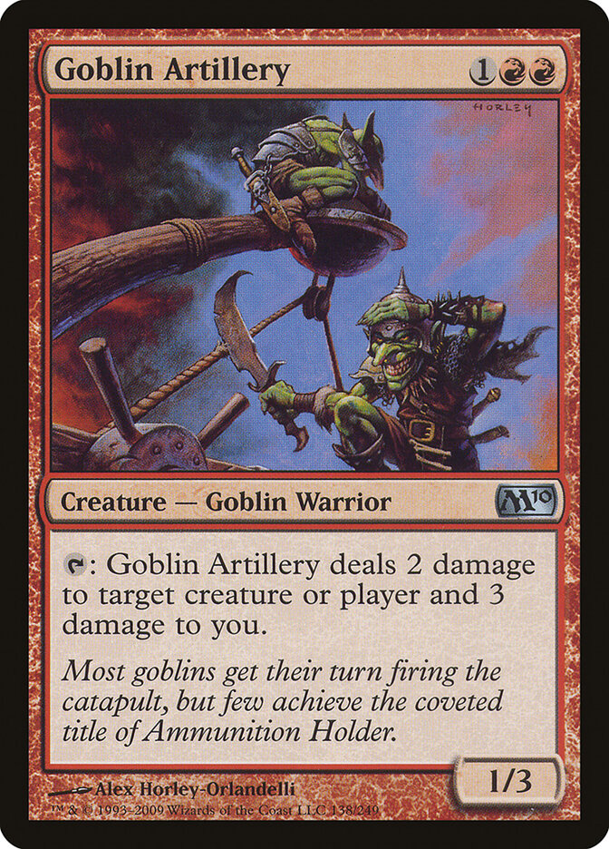 Goblin Artillery, Magic 2010 · 138/249