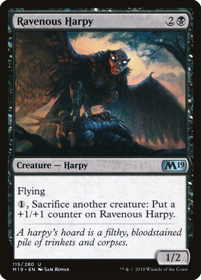 Ravenous Harpy, Core Set 2019 · 115/280