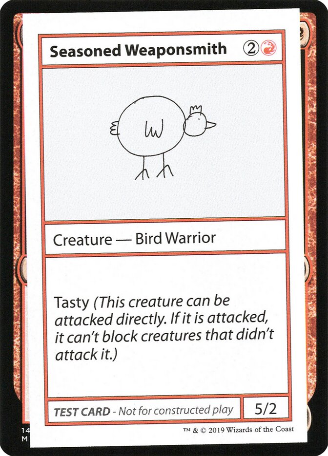 Seasoned Weaponsmith, Mystery Booster Playtest Cards 2021 · 063/121
