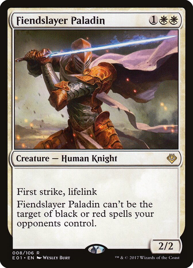Fiendslayer Paladin, Archenemy: Nicol Bolas · 008/106