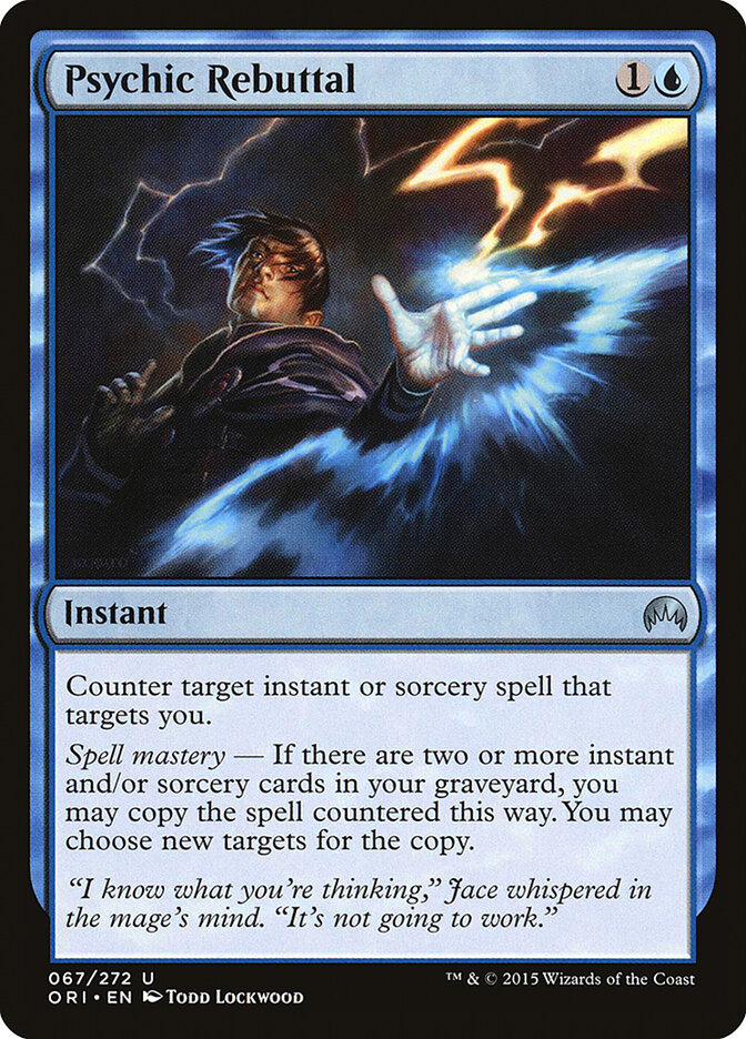 Psychic Rebuttal, Magic Origins · 067/272