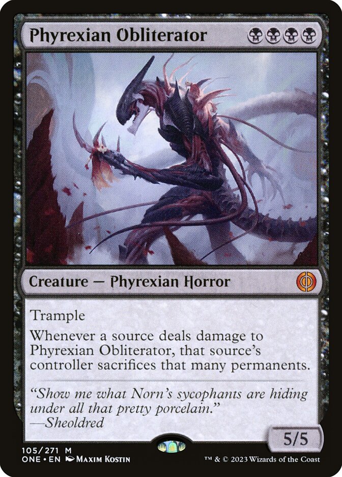 Phyrexian Obliterator, Phyrexia: All Will Be One · 105/271