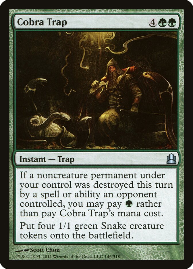 Cobra Trap, Commander 2011 · 146/318