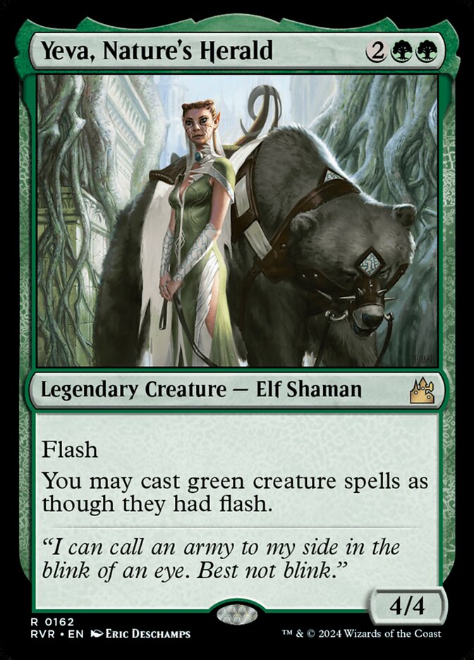 Yeva, Nature's Herald, Ravnica Remastered · 0162