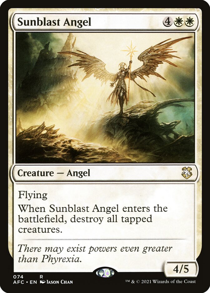 Sunblast Angel, Forgotten Realms Commander · 074