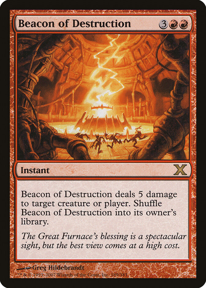 Beacon of Destruction, Tenth Edition · 189/383
