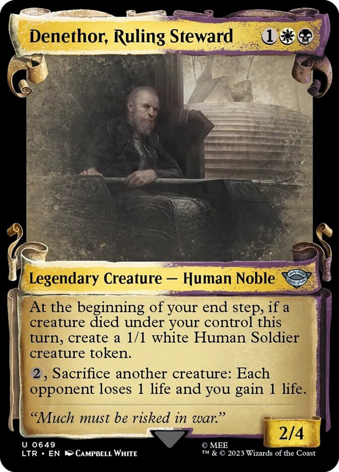 Denethor, Ruling Steward, The Lord of the Rings: Tales of Middle-earth · 0649