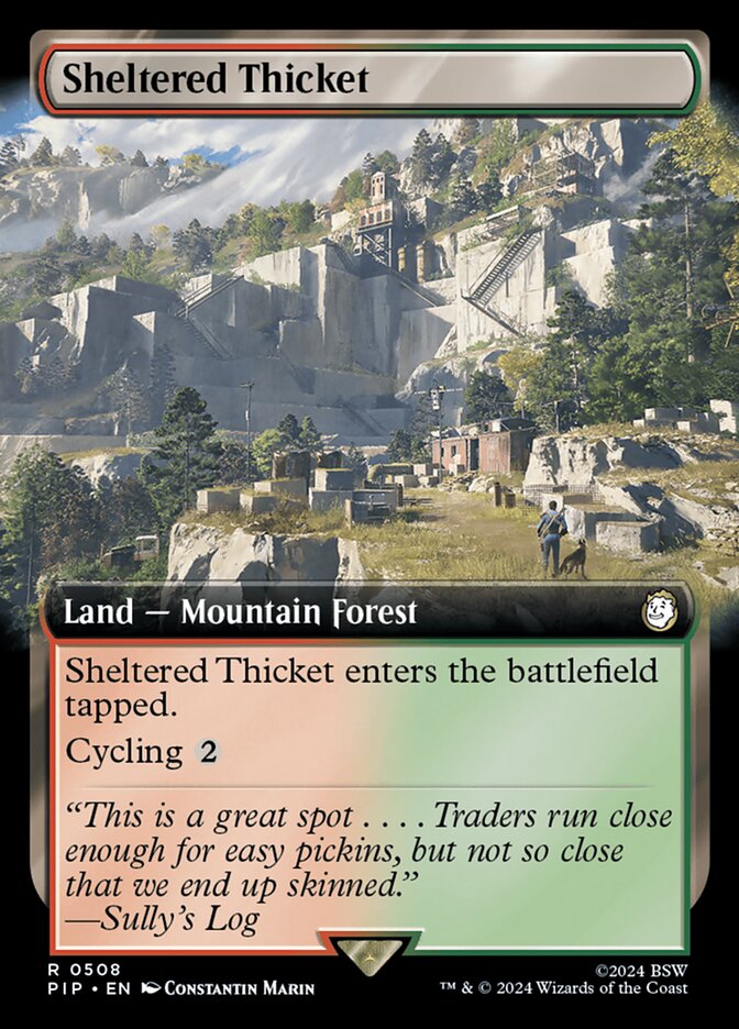 Sheltered Thicket, Fallout · 0508