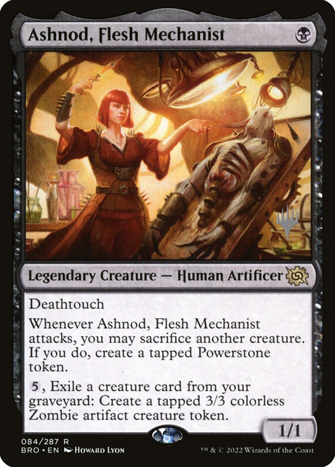 Ashnod, Flesh Mechanist, The Brothers' War Promos · 084/287