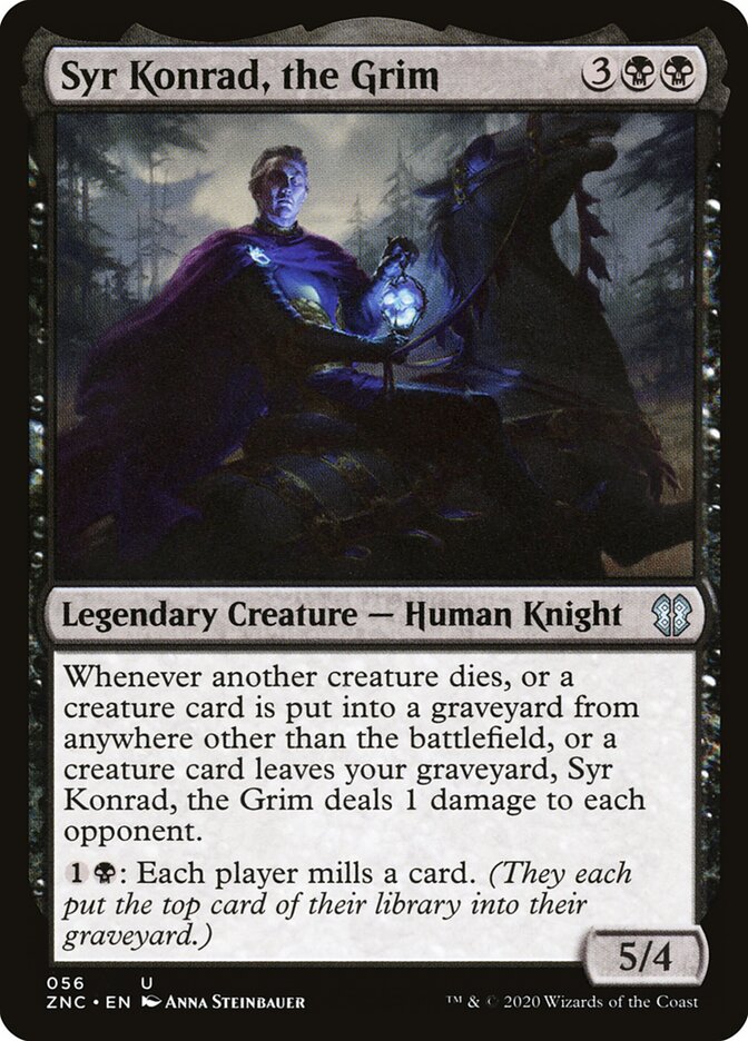 Syr Konrad, the Grim, Zendikar Rising Commander · 056