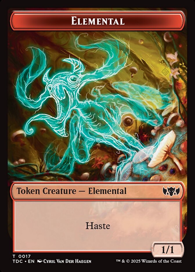 Elemental, Tarkir: Dragonstorm Commander Tokens · 0017