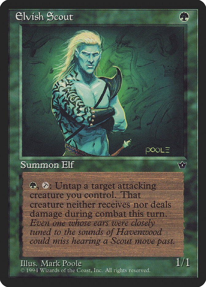 Elvish Scout, Fallen Empires · 68a