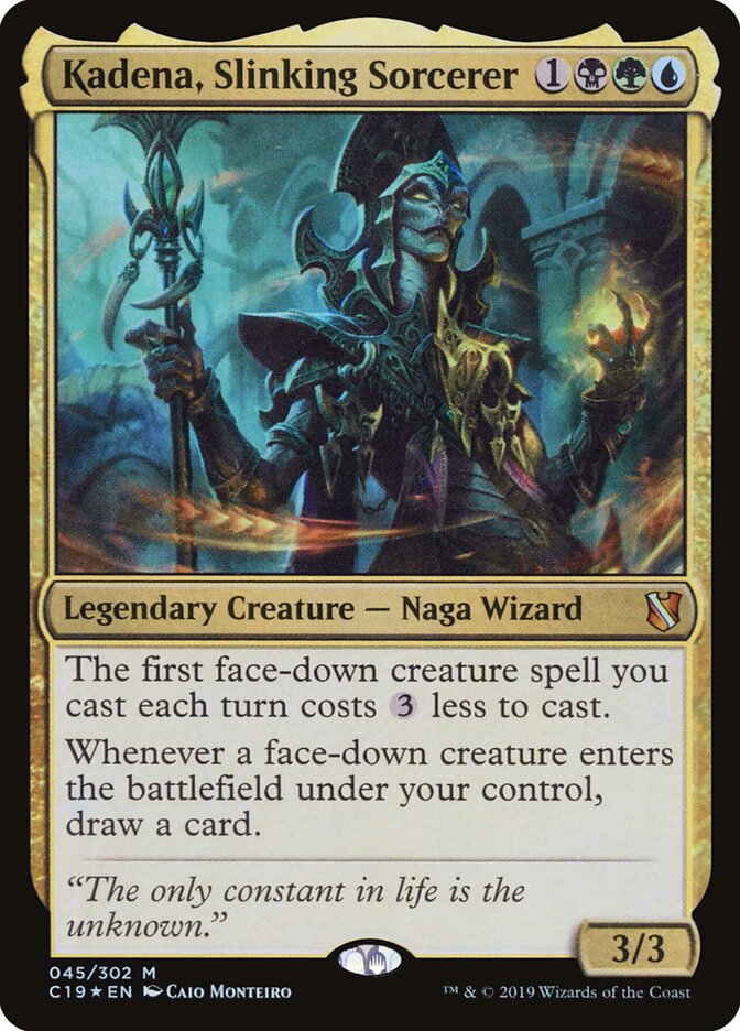 Kadena, Slinking Sorcerer, Commander 2019 · 045/302
