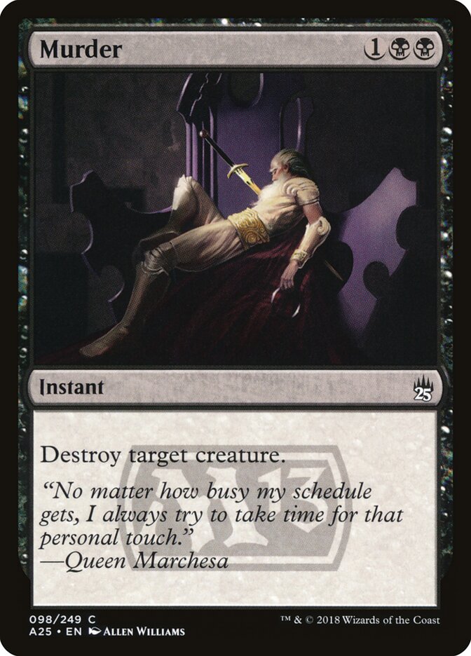 Murder, Masters 25 · 098/249