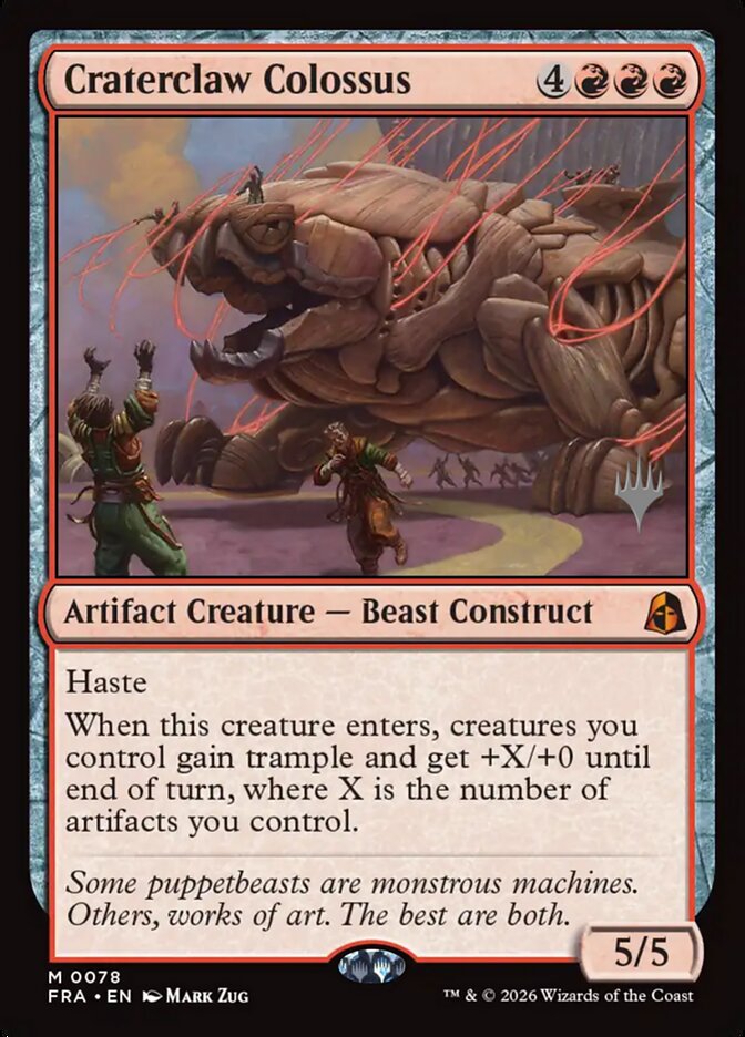 Craterclaw Colossus, Reality Fracture Promos · 0078
