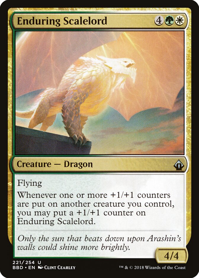 Enduring Scalelord, Battlebond · 221/254