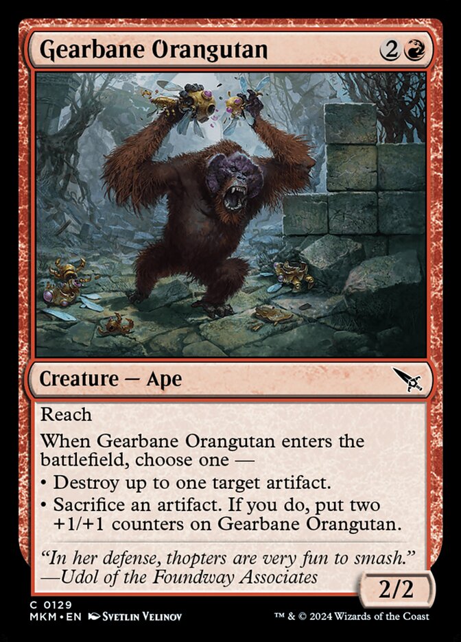 Gearbane Orangutan, Murders at Karlov Manor · 0129