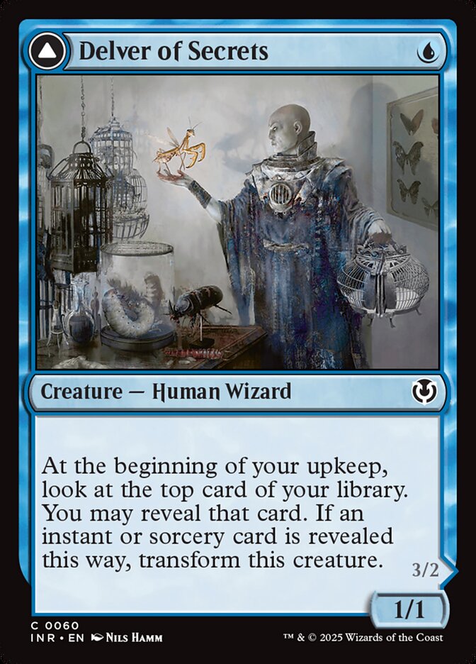 Delver of Secrets // Insectile Aberration, Innistrad Remastered · 0060