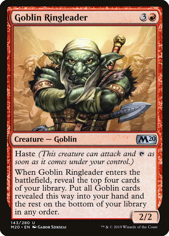 Goblin Ringleader, Core Set 2020 · 143/280