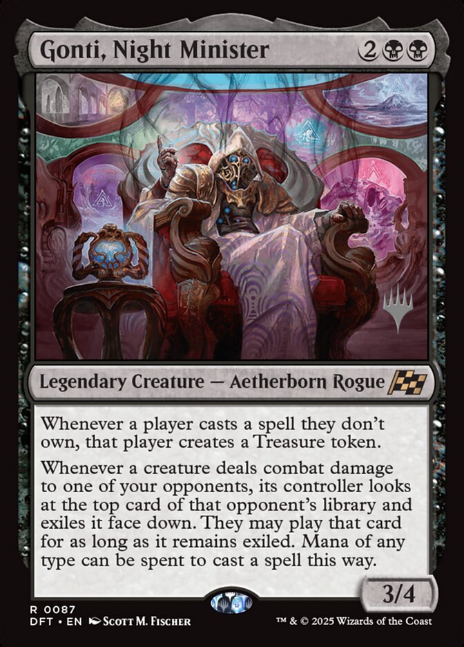 Gonti, Night Minister, Aetherdrift Promos · 0087