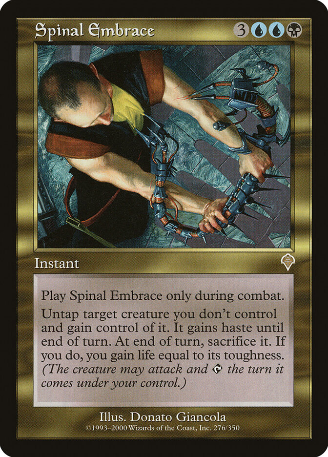 Spinal Embrace, Invasion · 276/350