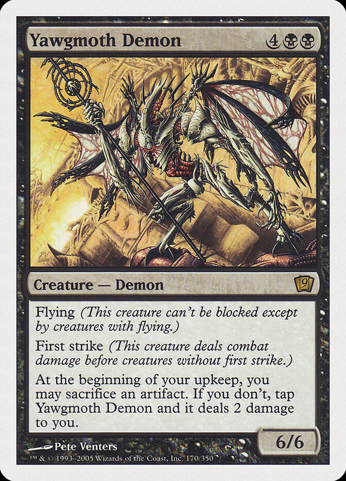 Yawgmoth Demon, Ninth Edition · 170/350