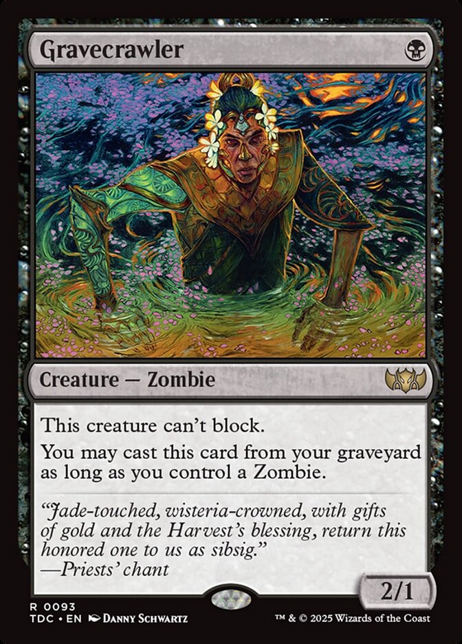 Gravecrawler, Tarkir: Dragonstorm Commander · 0093