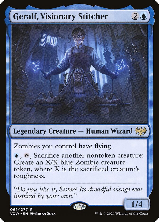 Geralf, Visionary Stitcher, Innistrad: Crimson Vow · 061/277
