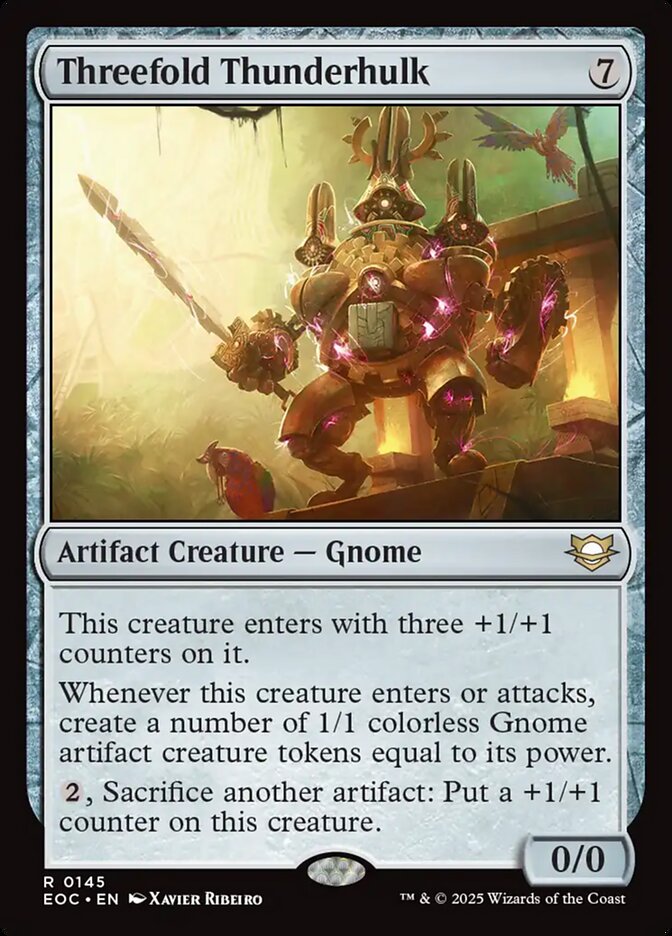 Threefold Thunderhulk, Edge of Eternities Commander · 0145