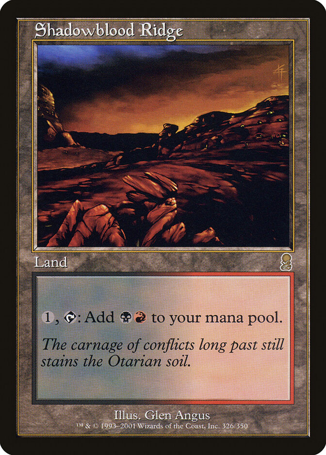 Shadowblood Ridge, Odyssey · 326/350