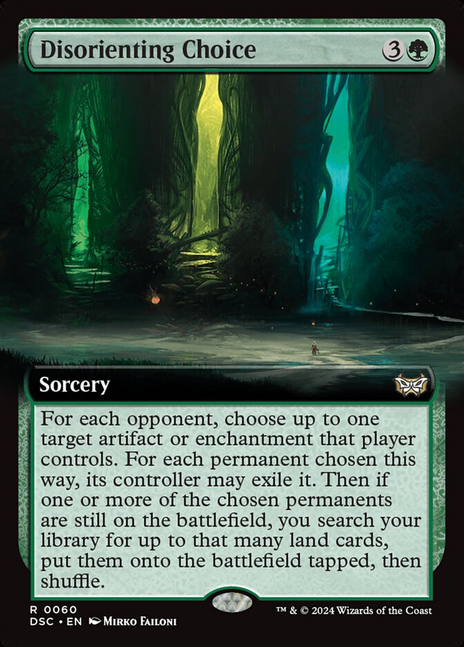 Disorienting Choice, Duskmourn: House of Horror Commander · 0060