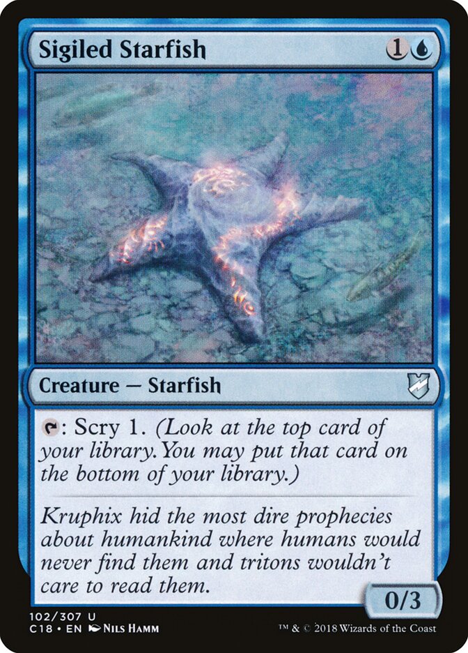 Sigiled Starfish, Commander 2018 · 102/307