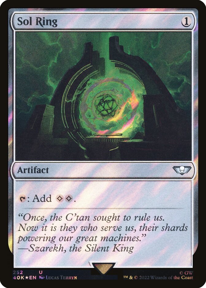 Sol Ring, Warhammer 40,000 Commander · 252-star