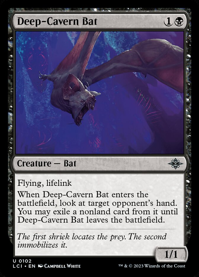 Deep-Cavern Bat, The Lost Caverns of Ixalan · 0102