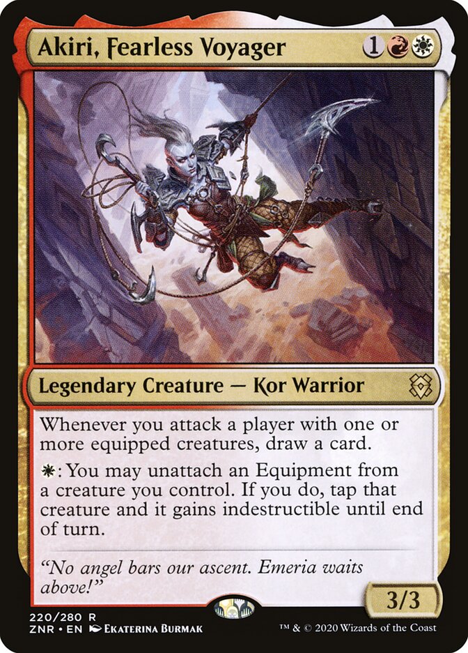Akiri, Fearless Voyager, Zendikar Rising · 220/280