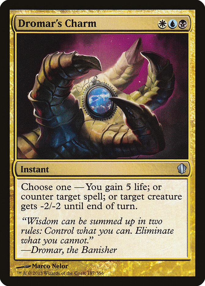 Dromar's Charm, Commander 2013 · 187/356