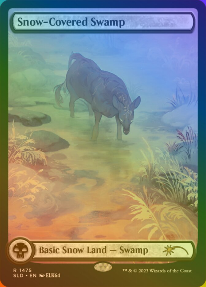 Snow-Covered Swamp, Secret Lair Drop · 1475-star