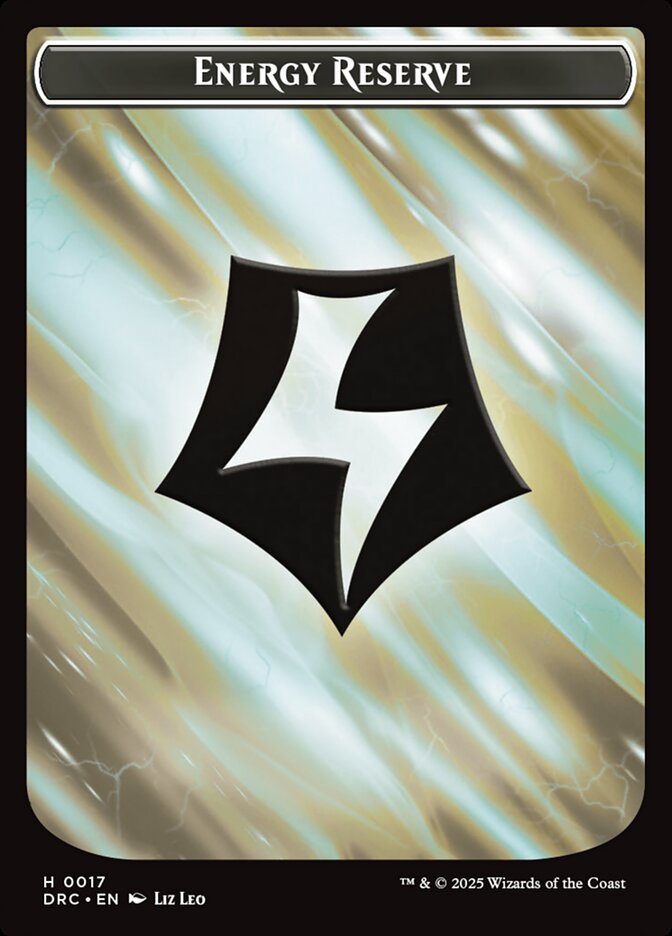 Energy Reserve, Aetherdrift Commander Tokens · 0017