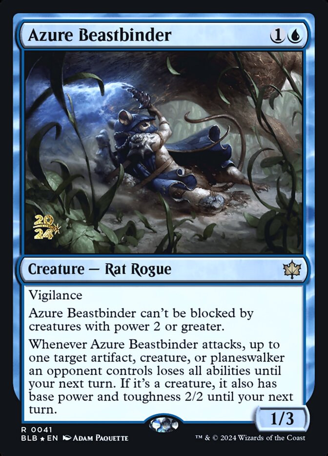 Azure Beastbinder, Bloomburrow Promos · 0041
