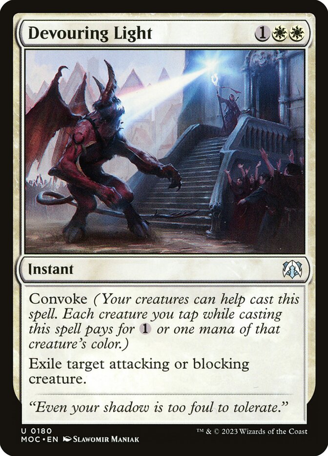 Devouring Light, March of the Machine Commander · 0180