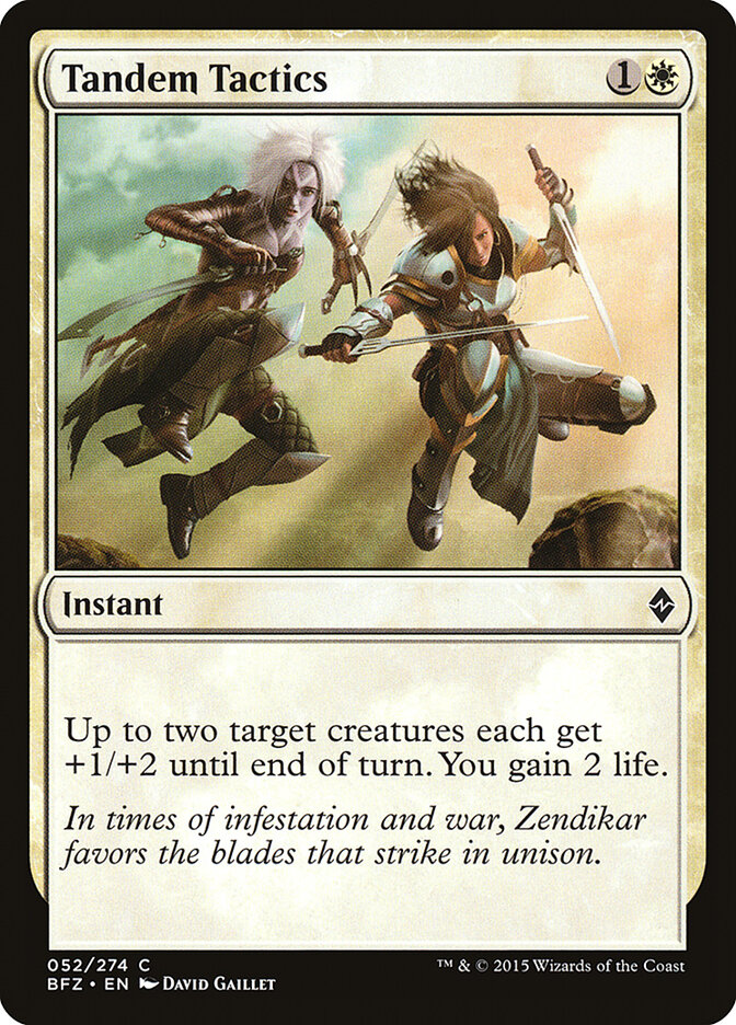 Tandem Tactics, Battle for Zendikar · 052/274