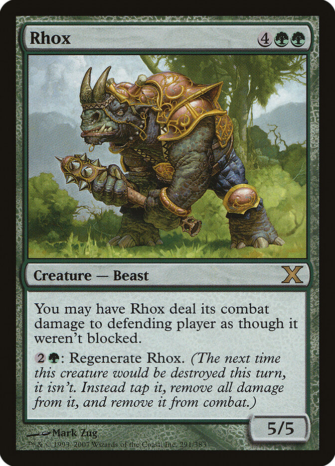 Rhox, Tenth Edition · 291/383