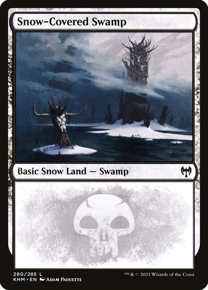 Snow-Covered Swamp, Kaldheim · 280/285