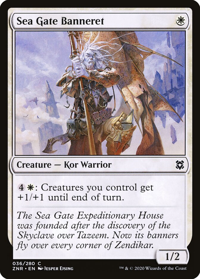 Sea Gate Banneret, Zendikar Rising · 036/280