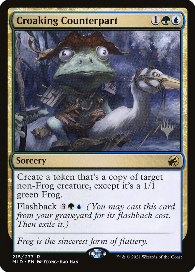 Croaking Counterpart, Innistrad: Midnight Hunt Promos · 215/277