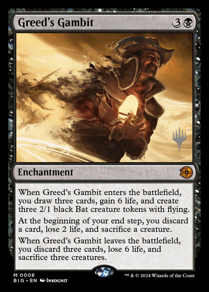 Greed's Gambit, The Big Score Promos · 0008