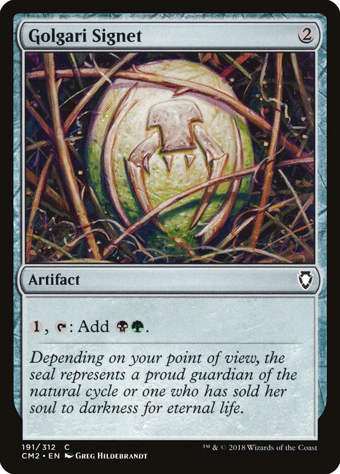Golgari Signet, Commander Anthology Volume II · 191/312