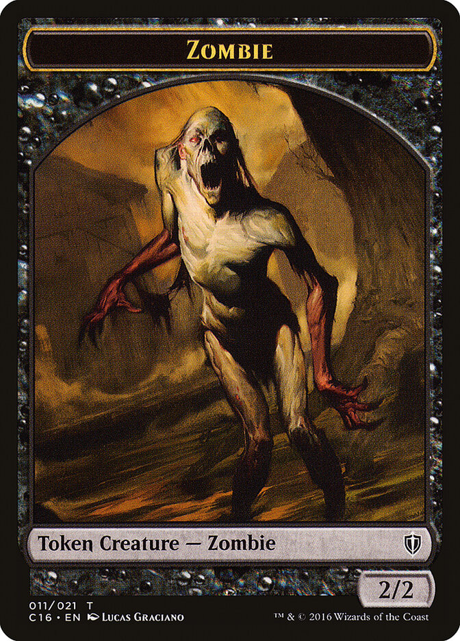 Zombie, Commander 2016 Tokens · 011